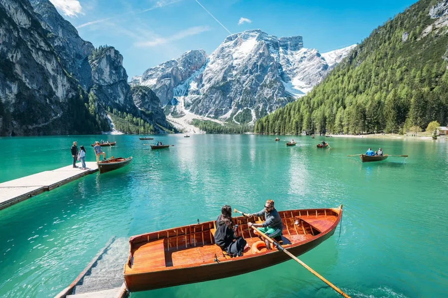 Braies Lake, a magic lake in the Dolomites
